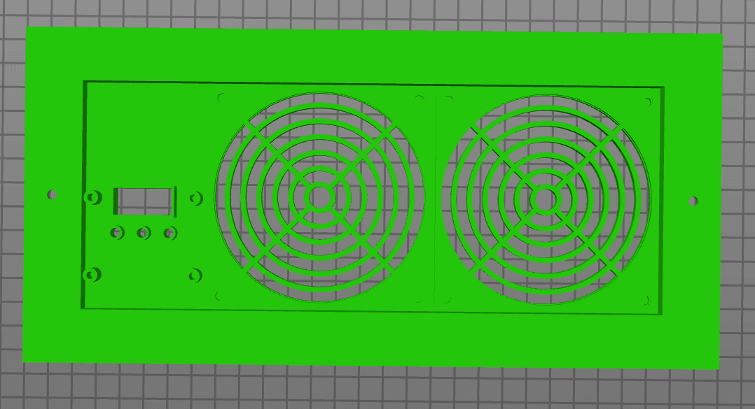4X10 VENT BOOSTER 3d model