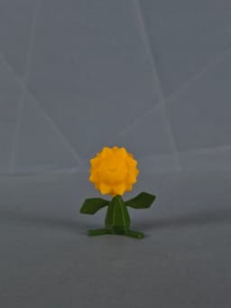 Sunflora Low Poly Pokemon 3d model