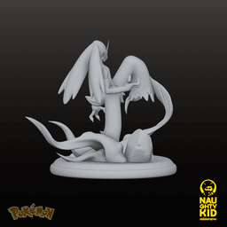 Blaziken diorama 3d model