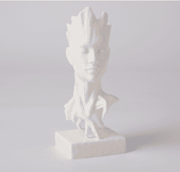 Groot Girl — Rooted Spirit Sculpture 3d model