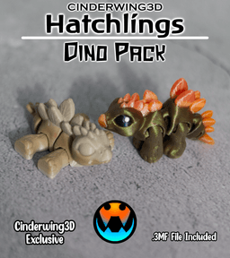 Fan Back Dino - Hatchling 3d model