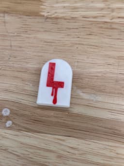 Ghoulishly Great: Multi-Color Halloween Headstone Fridge Magnets L 3d model