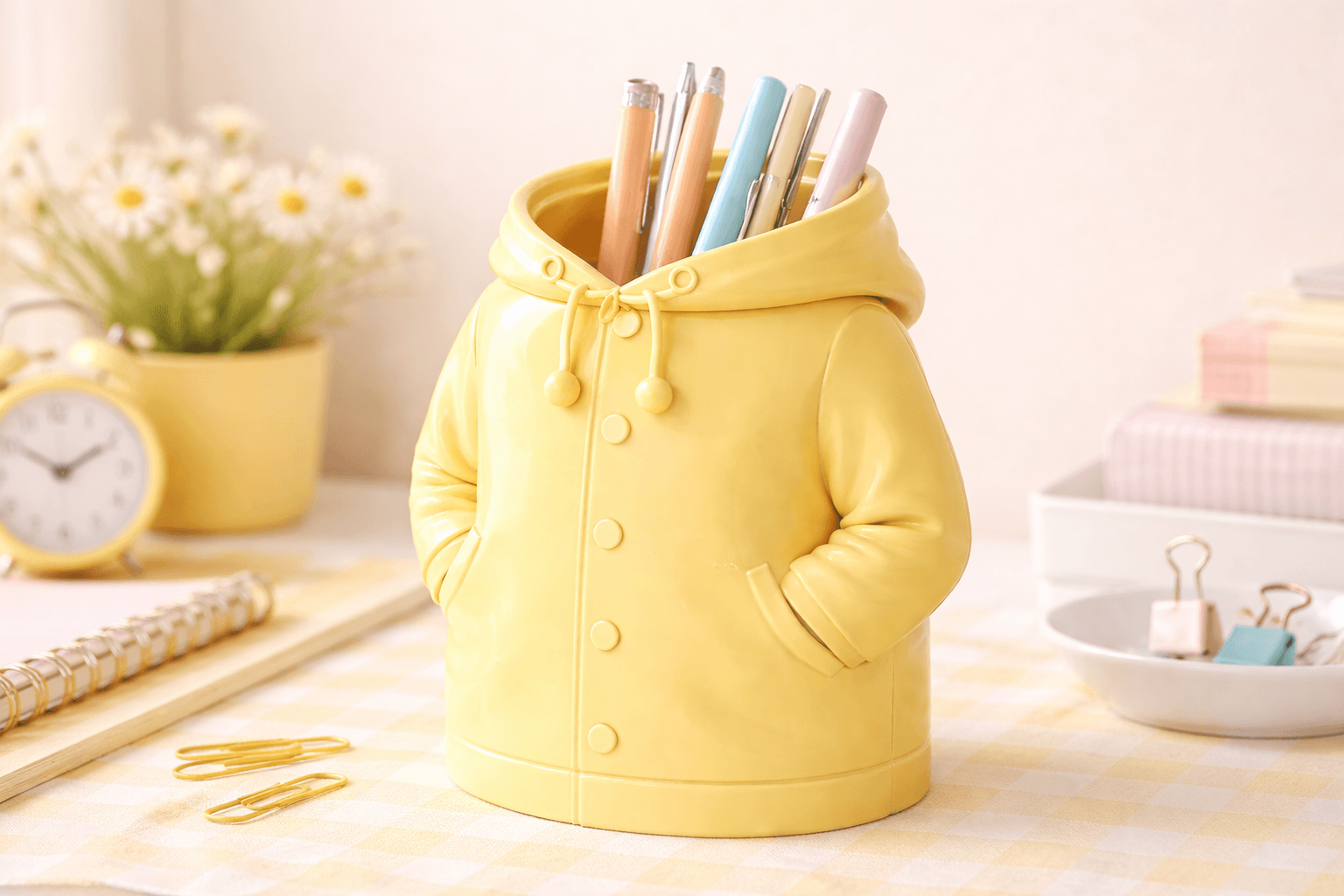 Raincoat pen holder.stl 3d model