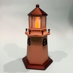 Lighthouse LED Tea Light Decoration 3d model