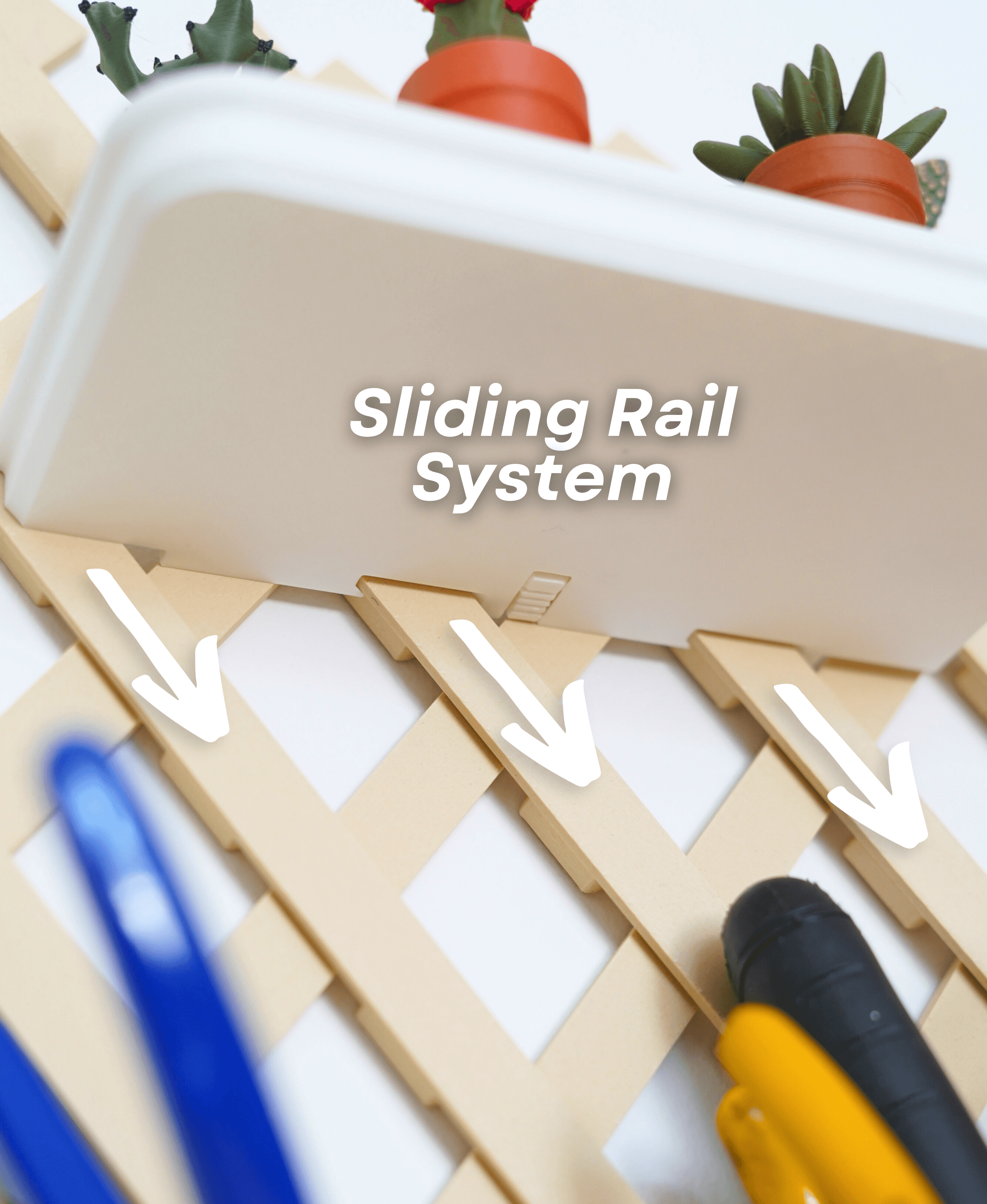 Trellis Storage System - Base Bundle | Pegboard Alternative 3d model