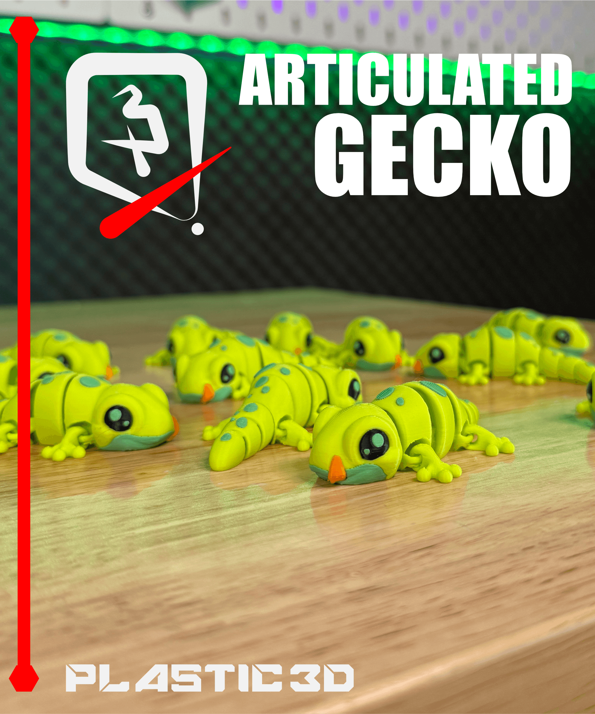 Articulated Gecko — Small Body, Big Personality 3d model