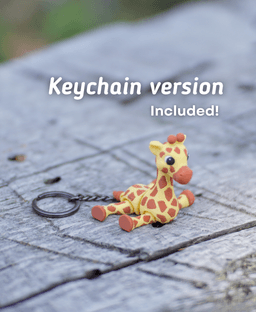 Gallant Giraffe - Articulated fidget Giraffe - Ludo Animal 3d model