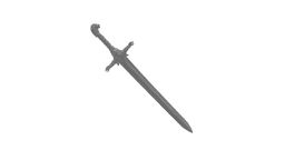 oathkeeper game of thrones sword 3d model
