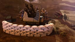 Artillery Cannon and Crew 3d model