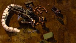 Artillery Cannon and Crew 3d model