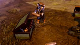 Artillery Cannon and Crew 3d model