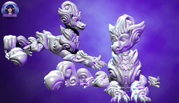 Cloud Dragon - Articulated Dragon 3d model