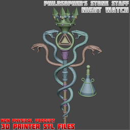Night Watch Philosopher's Stone (Ithaqua) Staff Identity V 3d model