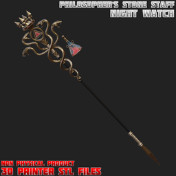 Night Watch Philosopher's Stone (Ithaqua) Staff Identity V 3d model
