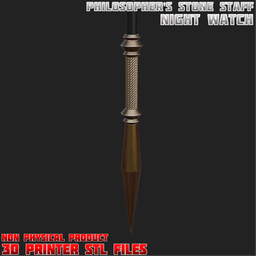 Night Watch Philosopher's Stone (Ithaqua) Staff Identity V 3d model