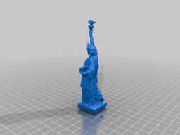 nuke liberty statue 3d model