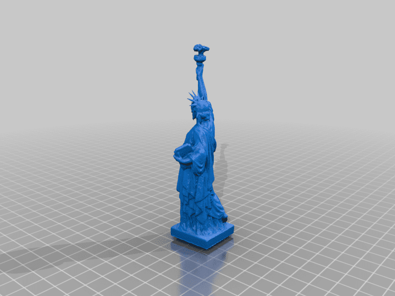 nuke liberty statue 3d model