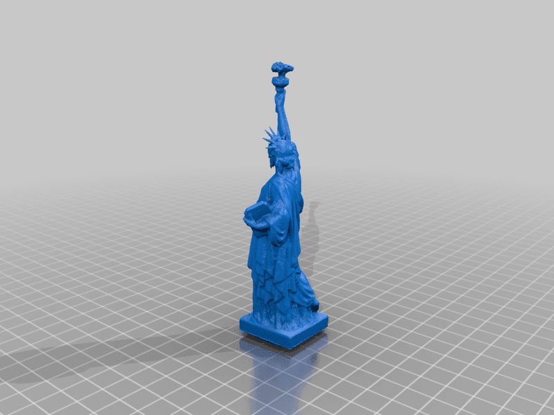 nuke liberty statue 3d model