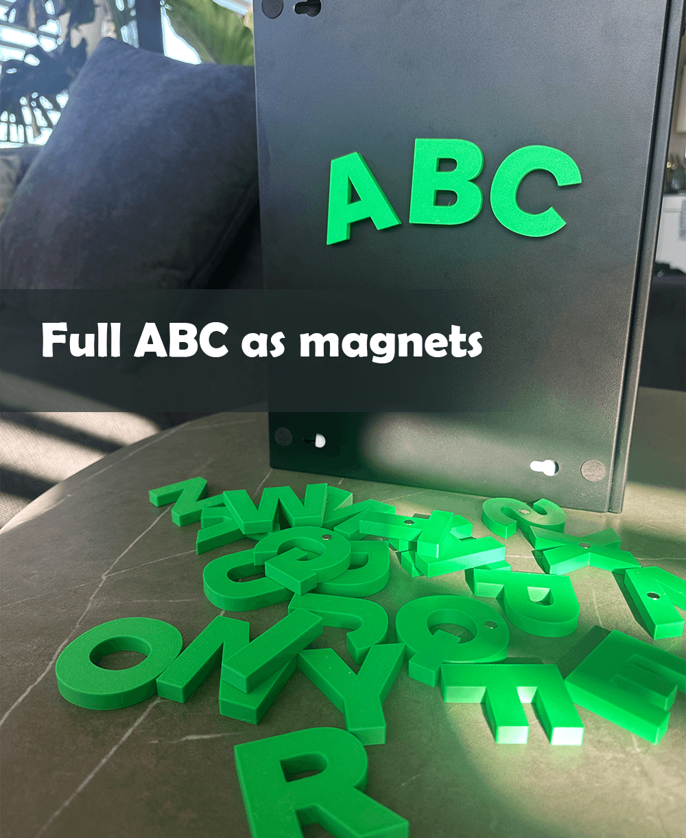Full ABC Magnets 3d model