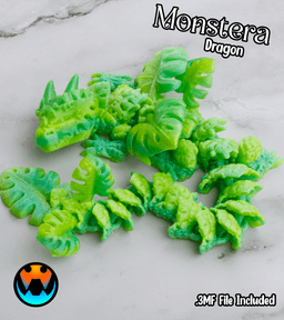 Monstera Leaf Dragon 3d model