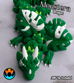 Monstera Leaf Dragon 3d model