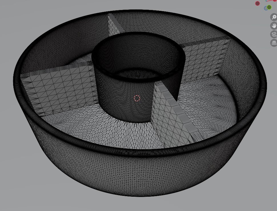 Dry fruits tray 3d model