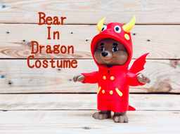 Bear in Dragon Costume 3d model