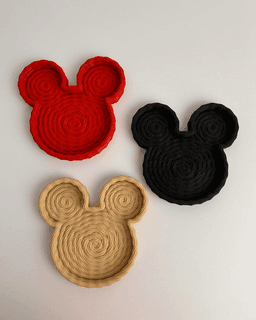 Mickey Rope Spiral Tray 3d model