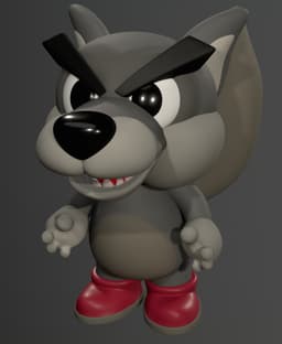 Wolf in the boots.stl 3d model