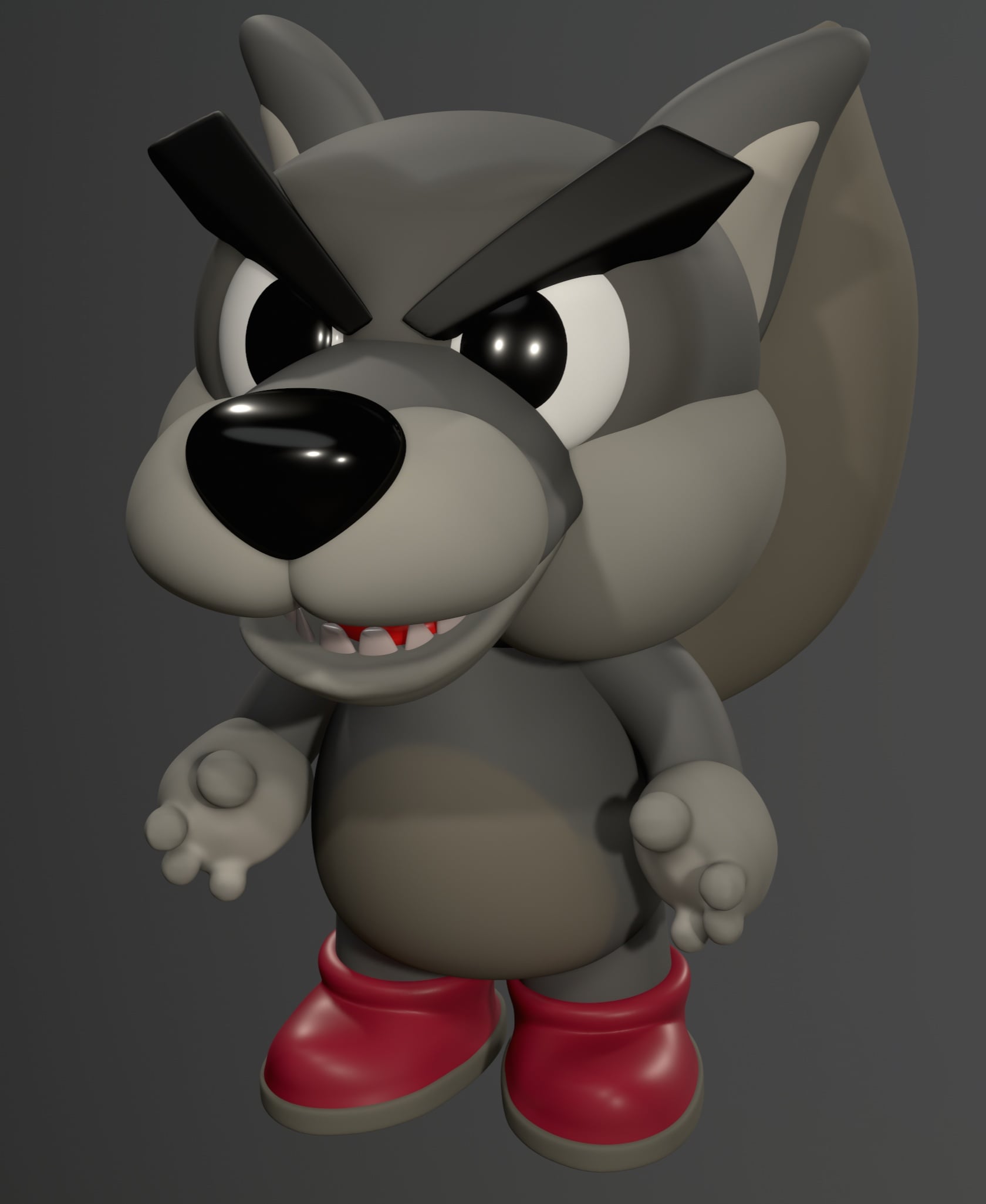 Wolf in the boots.stl 3d model