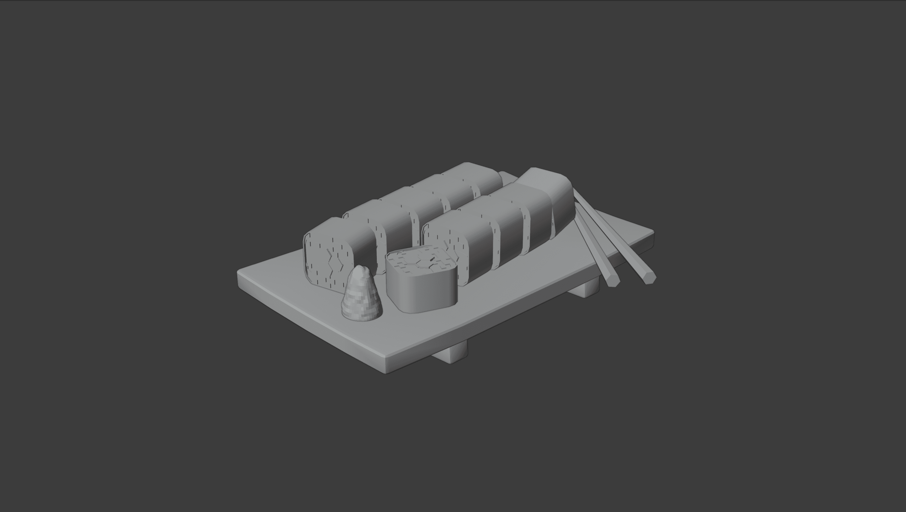 Sushi 3d model