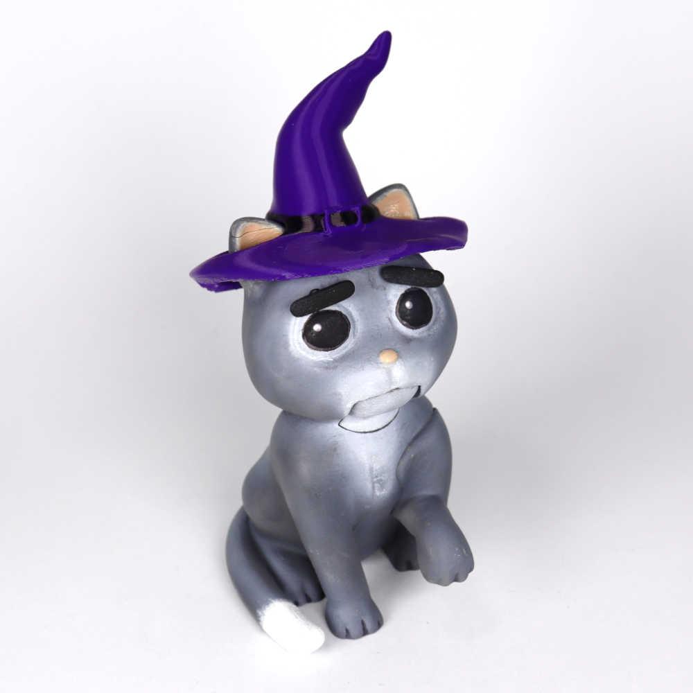 HALLOWEEN LOVELY ANGRY CAT - HAT 3d model