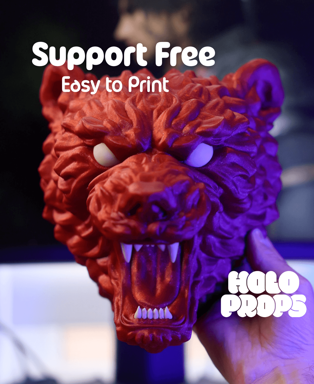 Controller_Bear_SingleColor_Holoprops.3mf 3d model