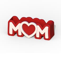 Mom Frame Planter, Heart Shape Frame, Mother’s Day Photo Planter, Happy Mother’s Day Gift, I Love Mo 3d model