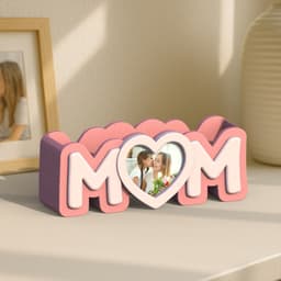 Mom Frame Planter, Heart Shape Frame, Mother’s Day Photo Planter, Happy Mother’s Day Gift, I Love Mo 3d model