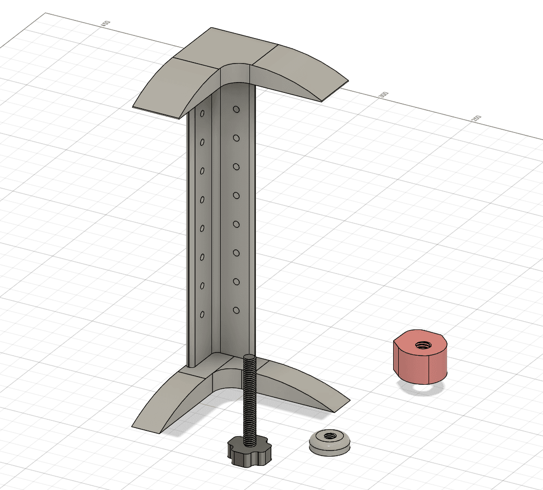 Modular TTRPG TV Stand 3d model