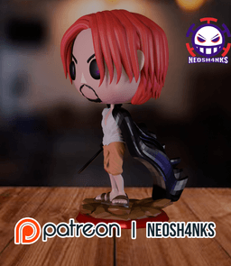 Shanks Funko style 3d model