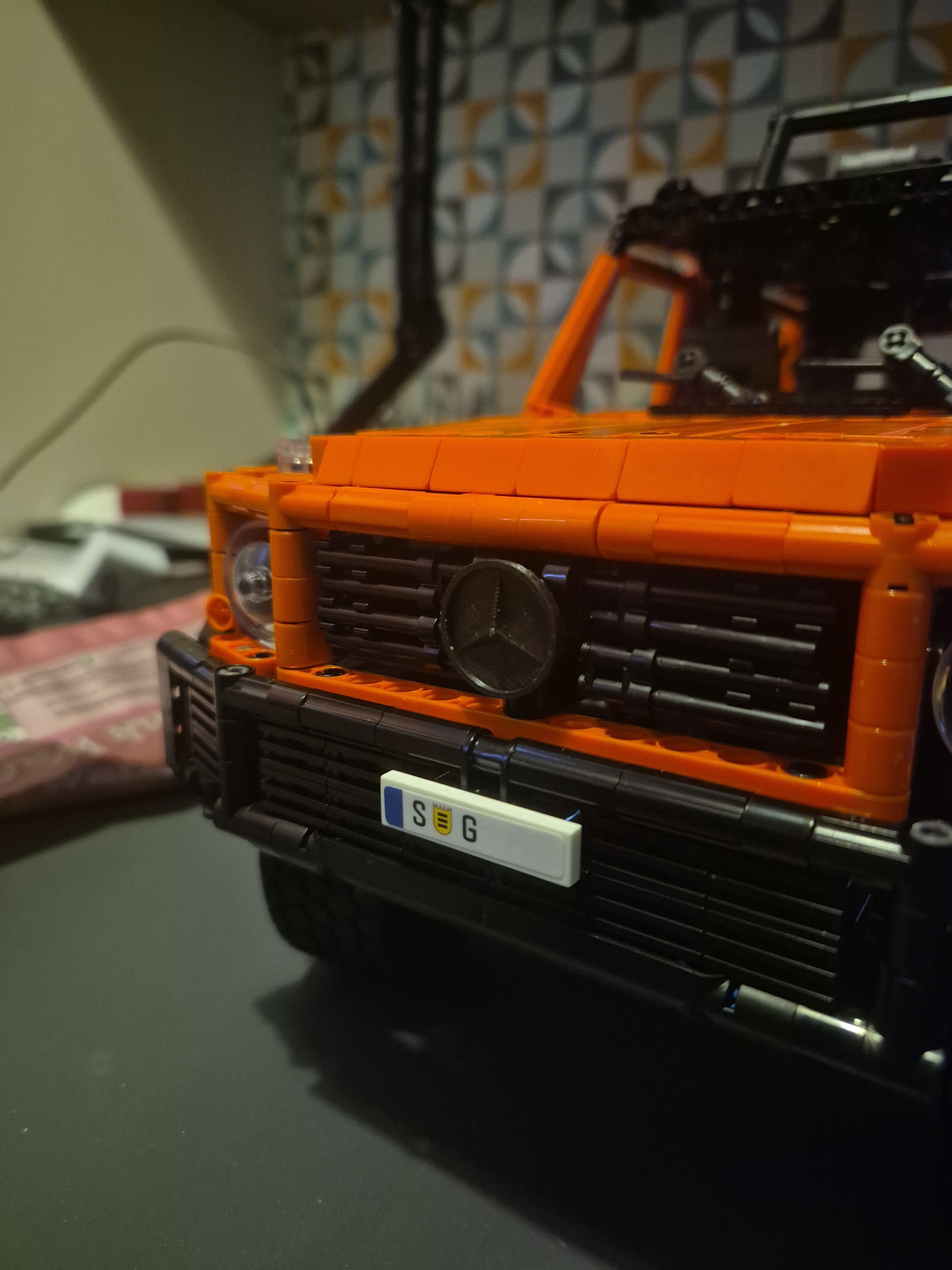 Lego Technic G-Wagon Front Badge (no sticker mod) 3d model