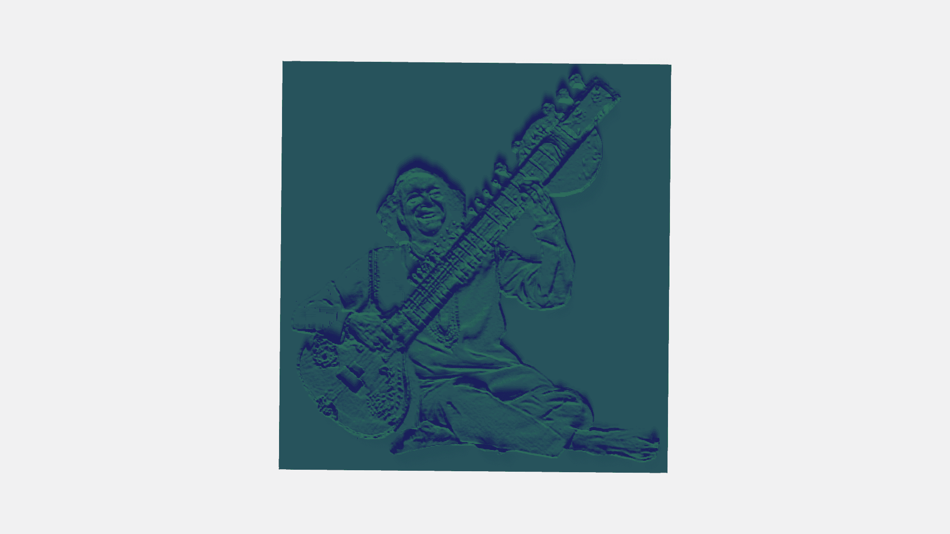 Ravi-Shankar Wall Art 3d model
