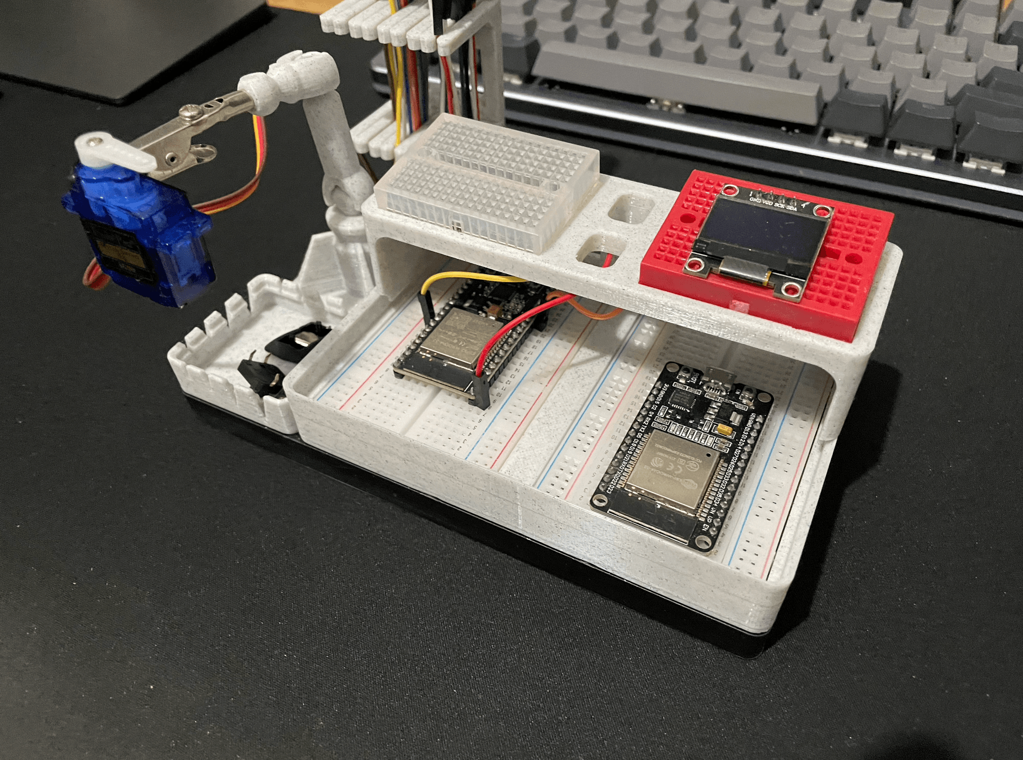 Gridfinity breadboards stand 3d model