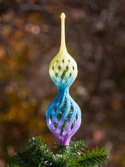 Spiral Christmas Tree Topper 2024 3d model