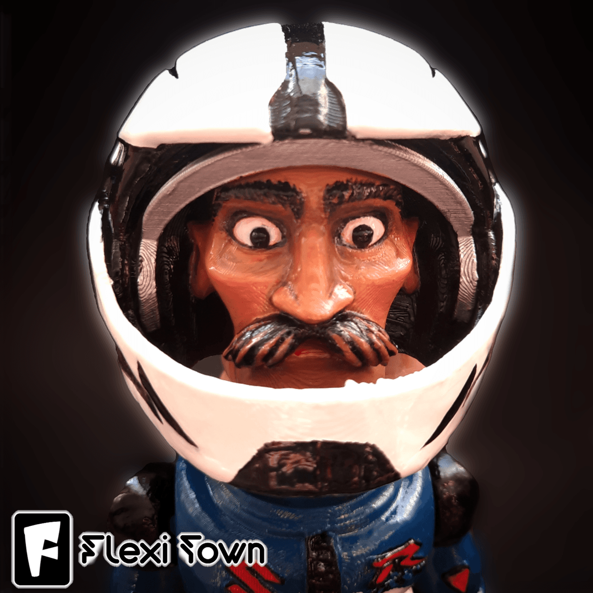 Flexi Rider Image Flexi Print-in-Place Bike Rider and Bike - 3D model by FlexiTown on ...