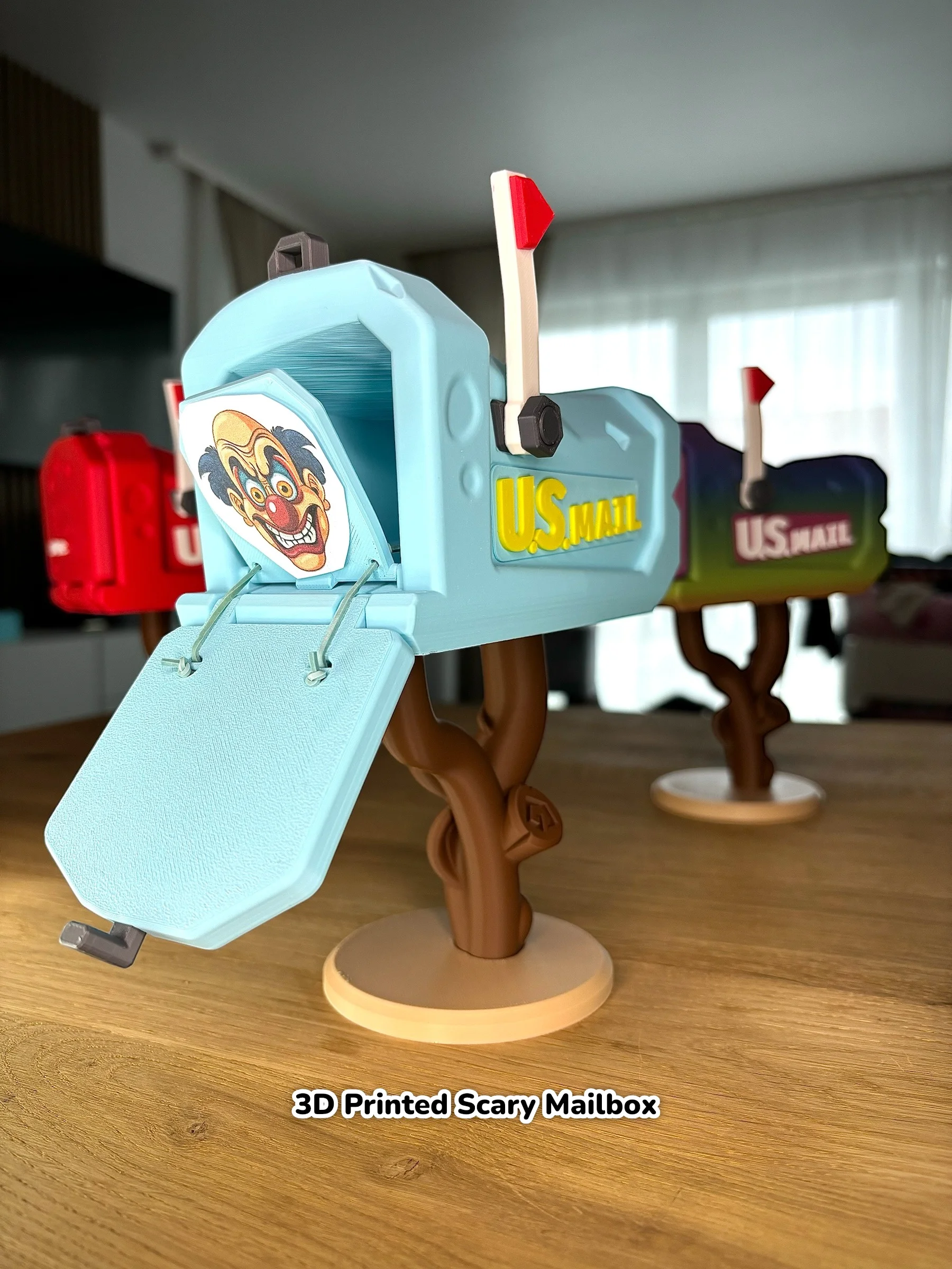 3D Printed Spooky Mailbox 3d model