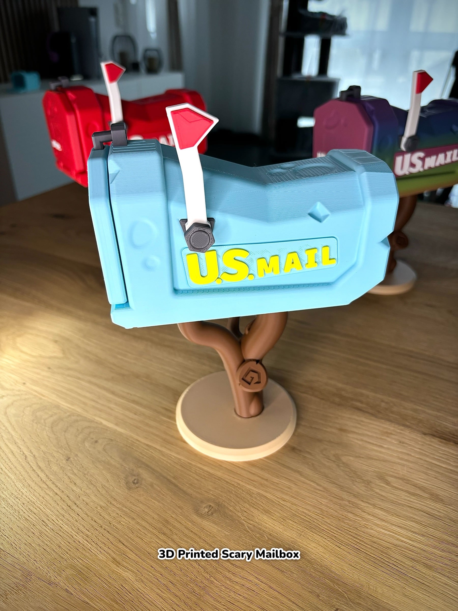 3D Printed Spooky Mailbox 3d model