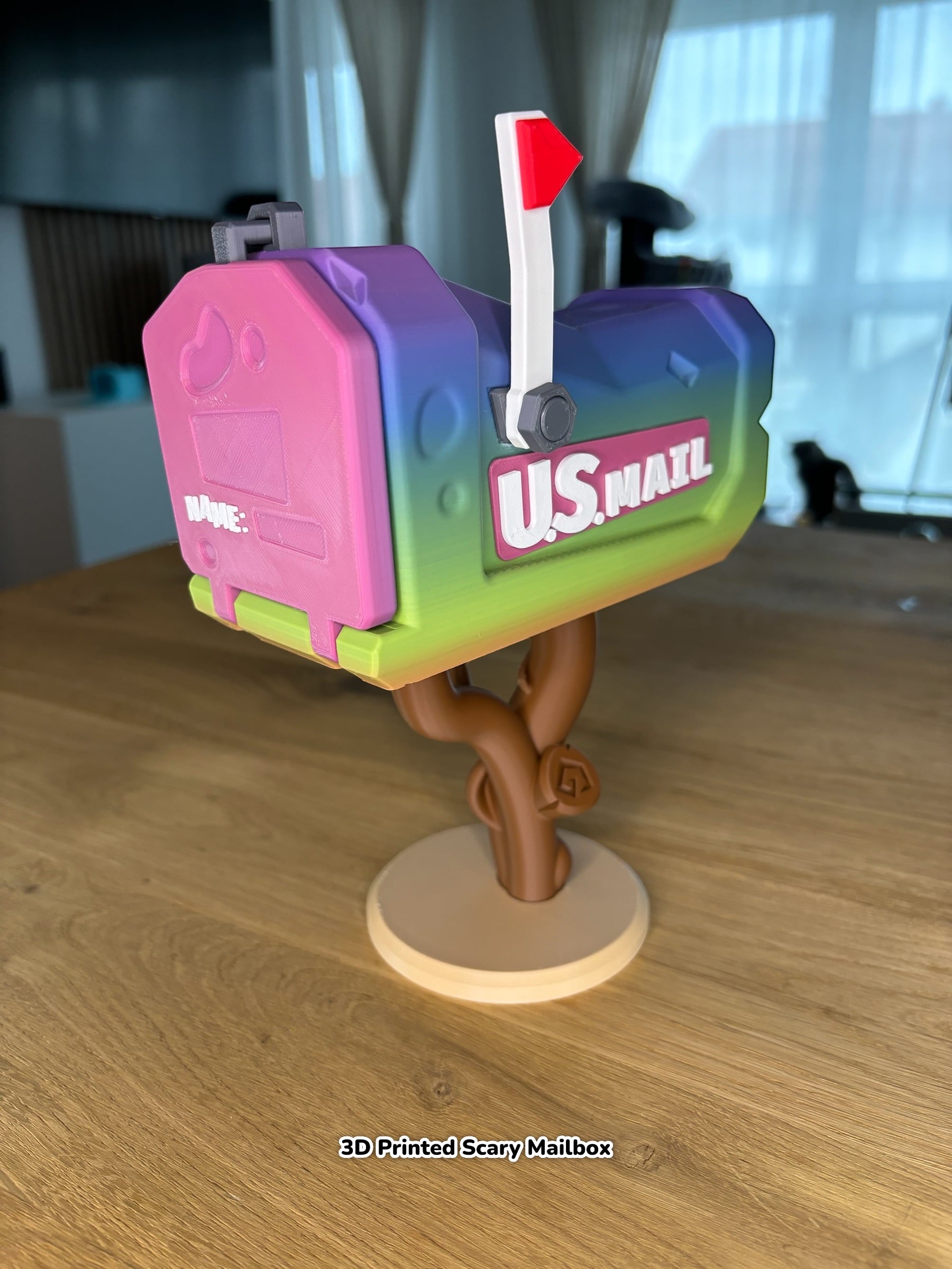 3D Printed Spooky Mailbox 3d model