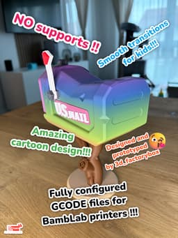 3D Printed Spooky Mailbox 3d model
