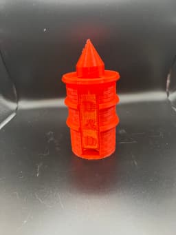 tall dice tower 3d model