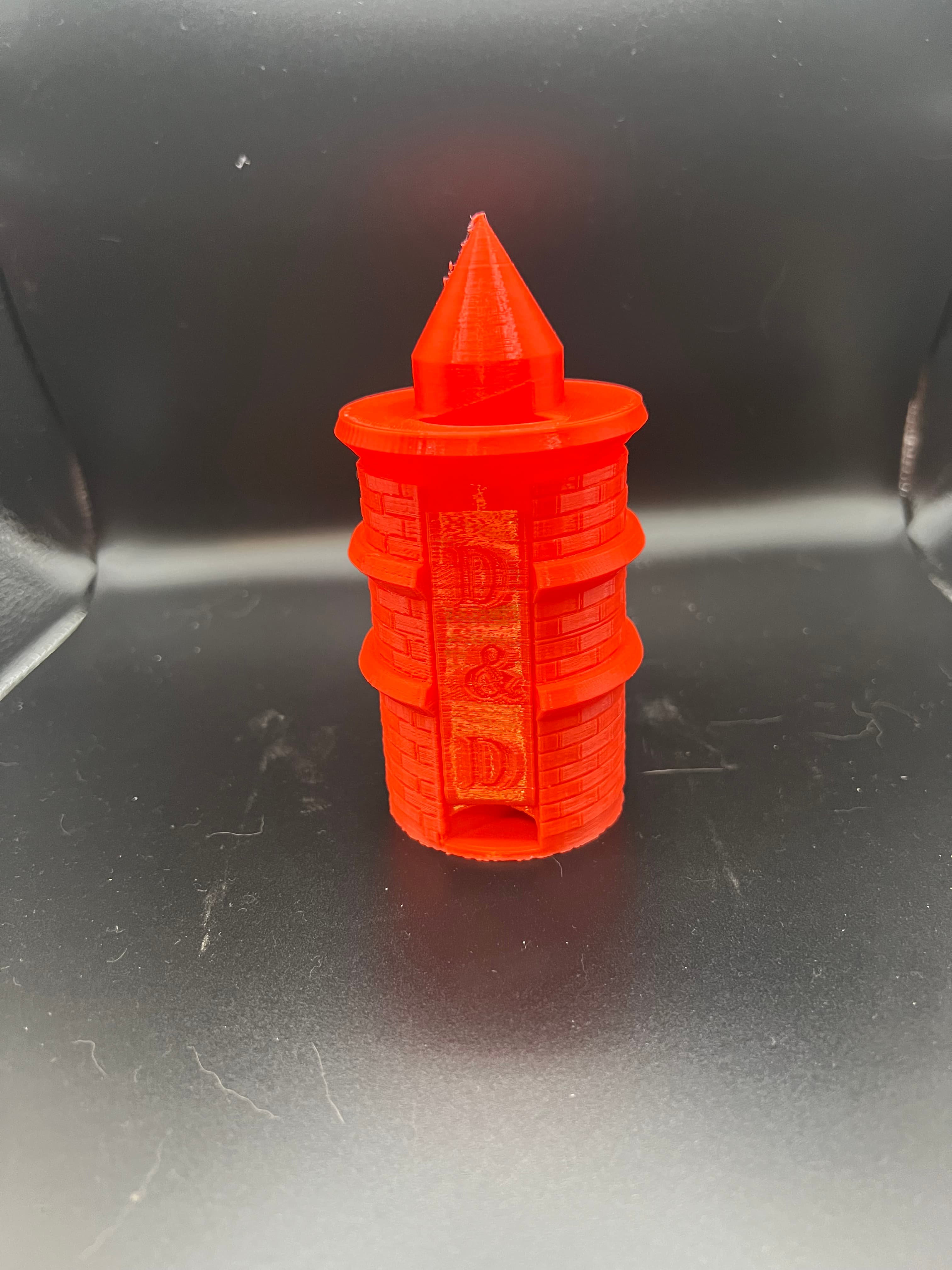 tall dice tower 3d model