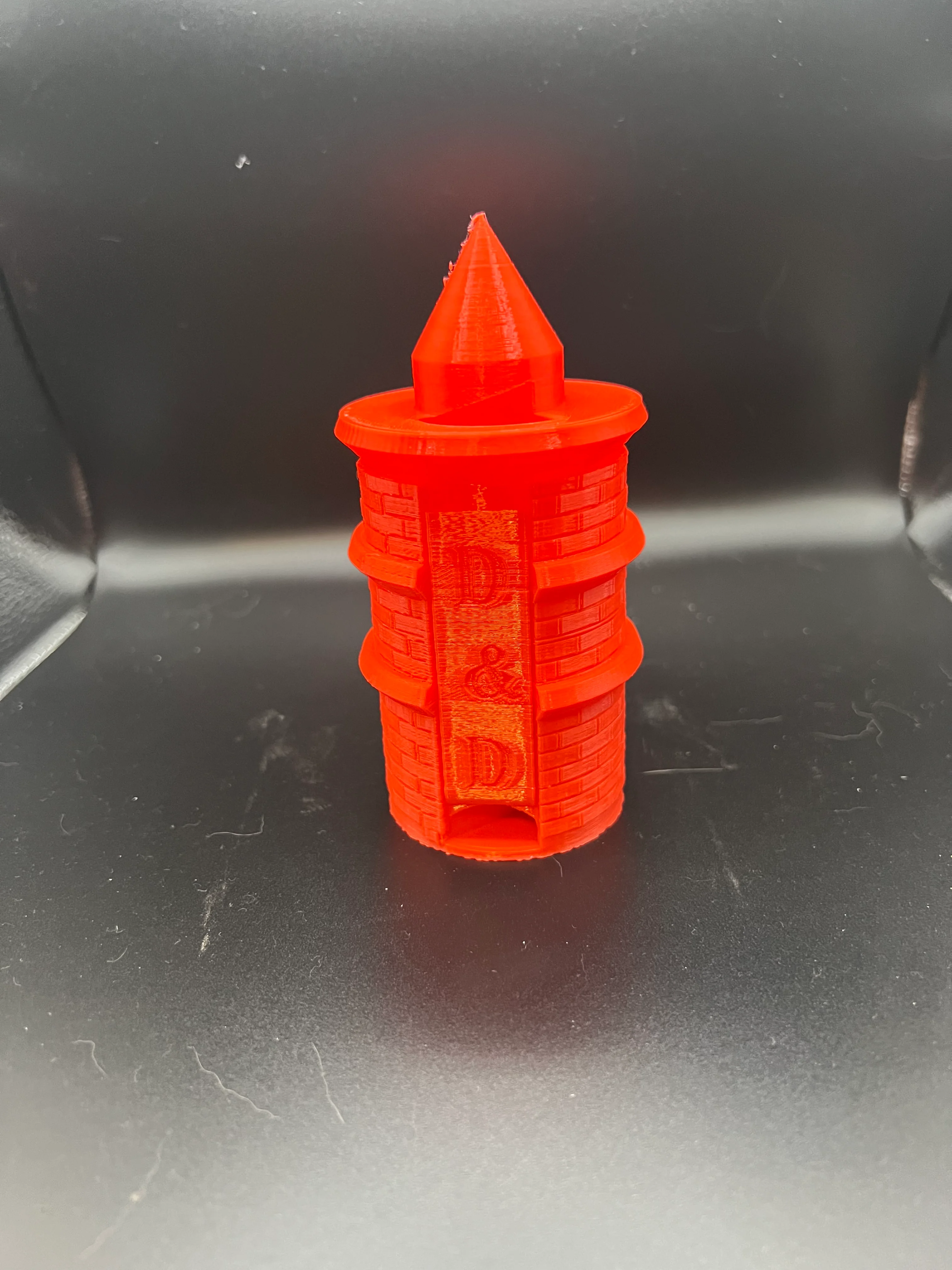 tall dice tower 3d model