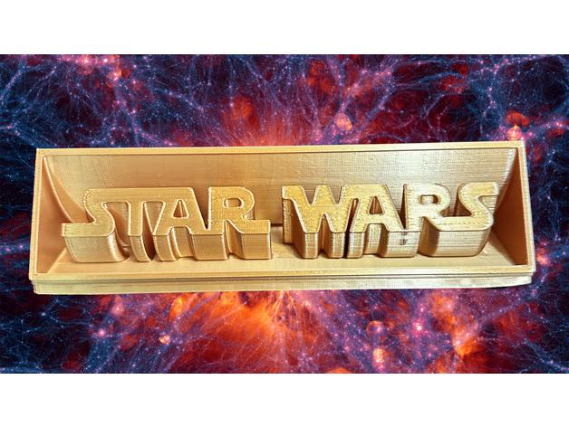 Star Wars Desk Logo 3d model